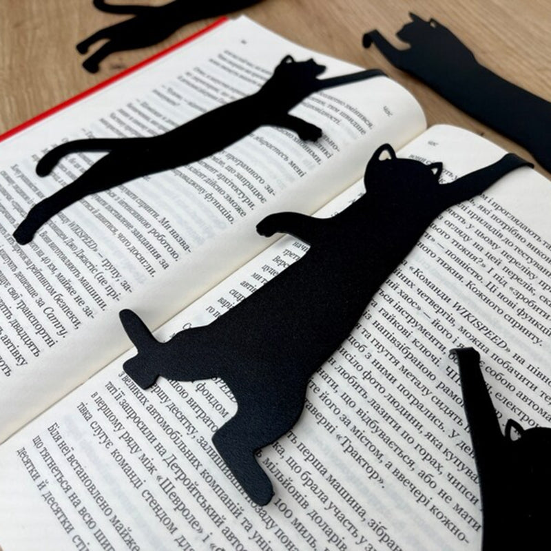 5Pcs Metal Cat bookmark