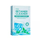 Effervescent cleaning tablets for dental retainers