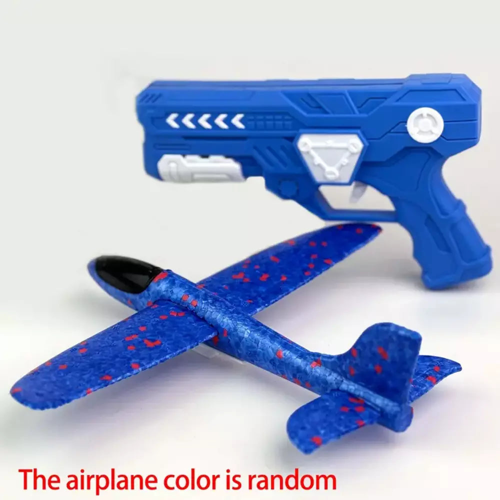 Foam Glider Airplane Launcher Toy – Outdoor Flying Fun for Kids
