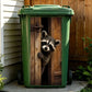 Creative Trash Can Sticker with Colourful Cartoon