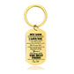 Never Forget How Much I Love You - Inspirational Keychain - A910