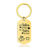 Not Sisters By Blood But Sisters By Heart - Inspirational Keychain - A911