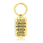 Mom To Son - Always Remember You Are Braver Than You Believe - Inspirational Keychain - A918