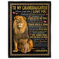 I Love You - A387 - Lion Premium Blanket