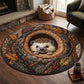 Hedgehog In The Hollow Round Rug - HR001