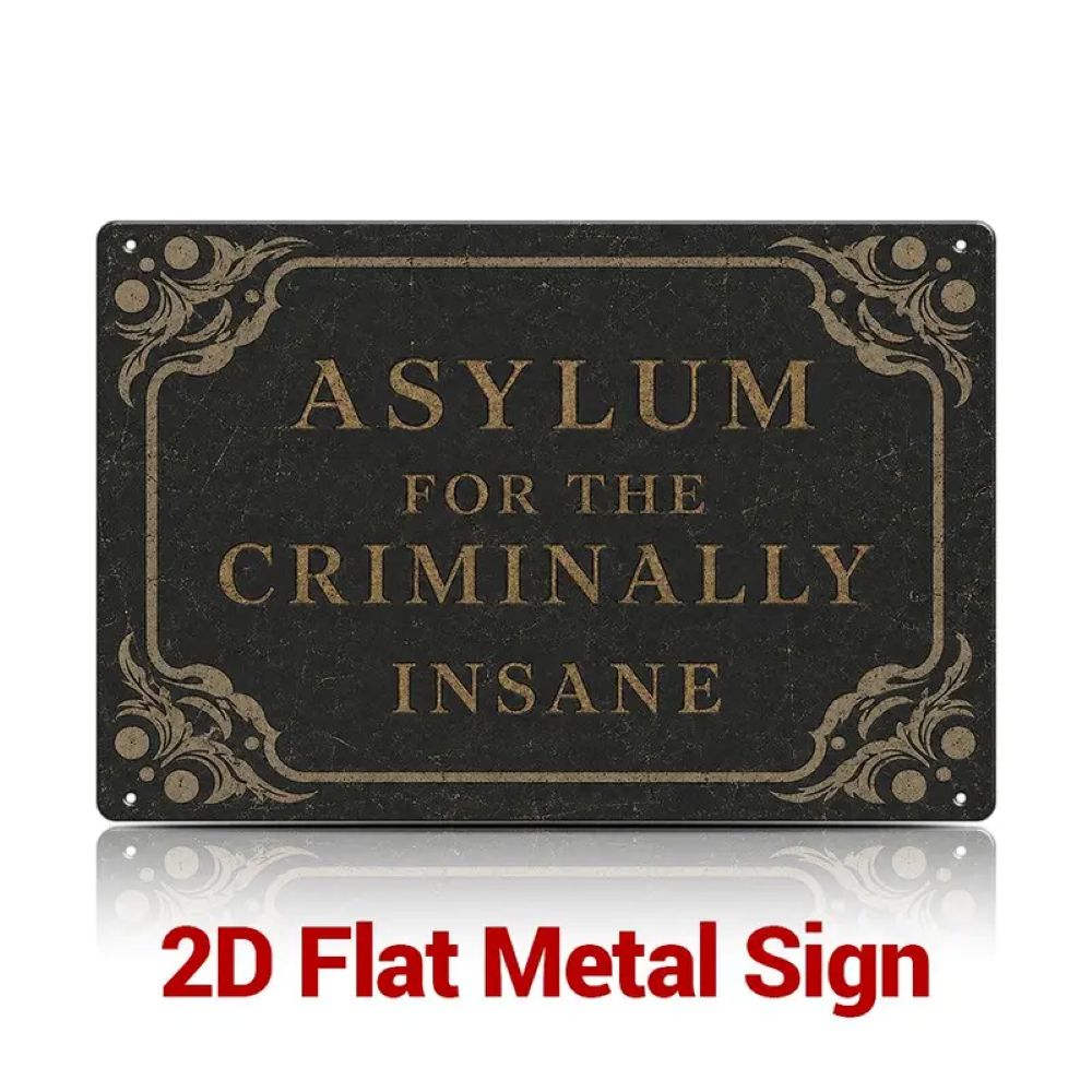 "Don’t Say It Too Fast" Metal Sign - Humor Rebus Joke Tin Plaque