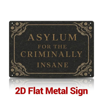 "Don’t Say It Too Fast" Metal Sign - Humor Rebus Joke Tin Plaque