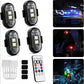RGB LED Strobe Light – 8-Color Remote Control Flash Light