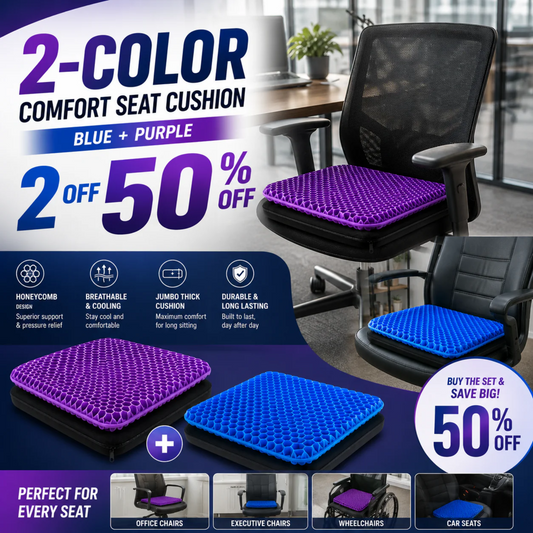 Ergonomic Silicone Seat Cushion – Relief You Can Feel