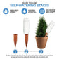Ceramic Terracotta Self Watering Spikes – Automatic Plant Watering System for Indoor & Outdoor Plants