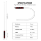 Bendable LED Flashlight Stick