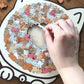 135-Piece Morandi-Colored Cat Shaped Wooden Jigsaw Puzzle
