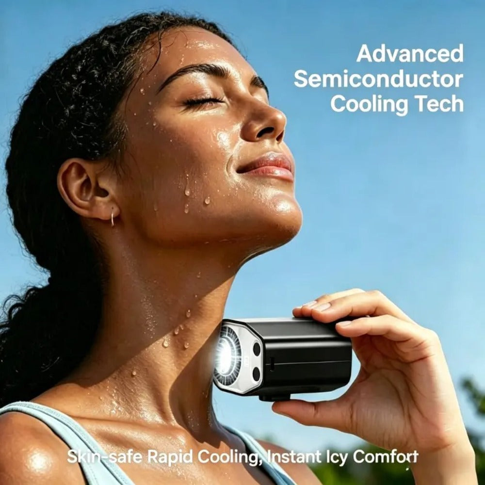 Portable Cooling Clip-On Fan - Rechargeable Clip Fan