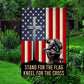 American Flag with Cross Veterans Day Christ Flag