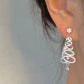 Shiny Christmas Tree Earrings