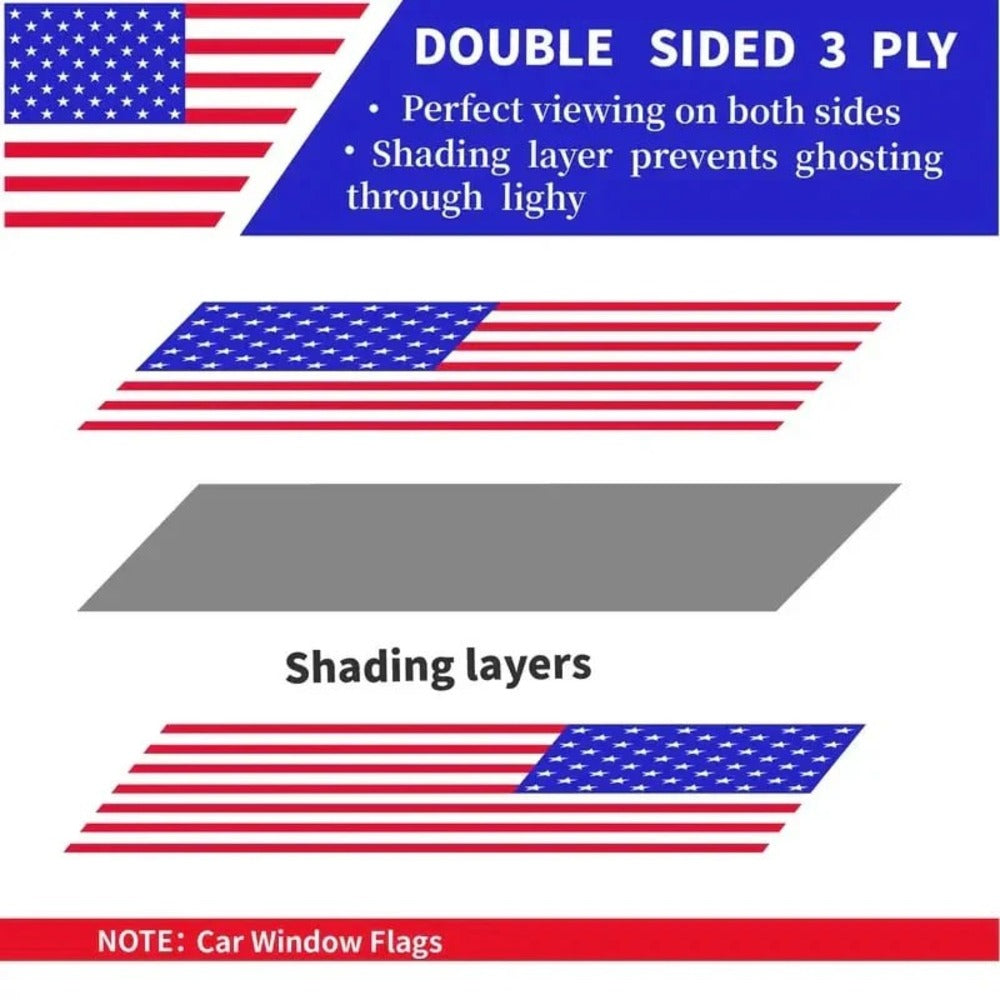 American Car Hood Flag