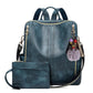 Luxury Leather 2-in-1 Convertible Backpack + Free Pouch