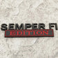 SEMPER FI EDITION Car Emblem Metal Badge