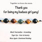 Girl Gang Courage And Strength Crystal Bracelet
