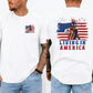 Apollo Creed Living In America July 4th Independence Day Graphic T-Shirt