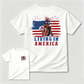 Apollo Creed Living In America July 4th Independence Day Graphic T-Shirt