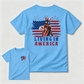 Apollo Creed Living In America July 4th Independence Day Graphic T-Shirt