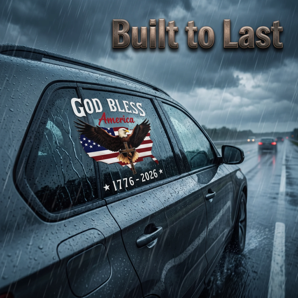 God Bless America: 2026 Semicentennial Sticker