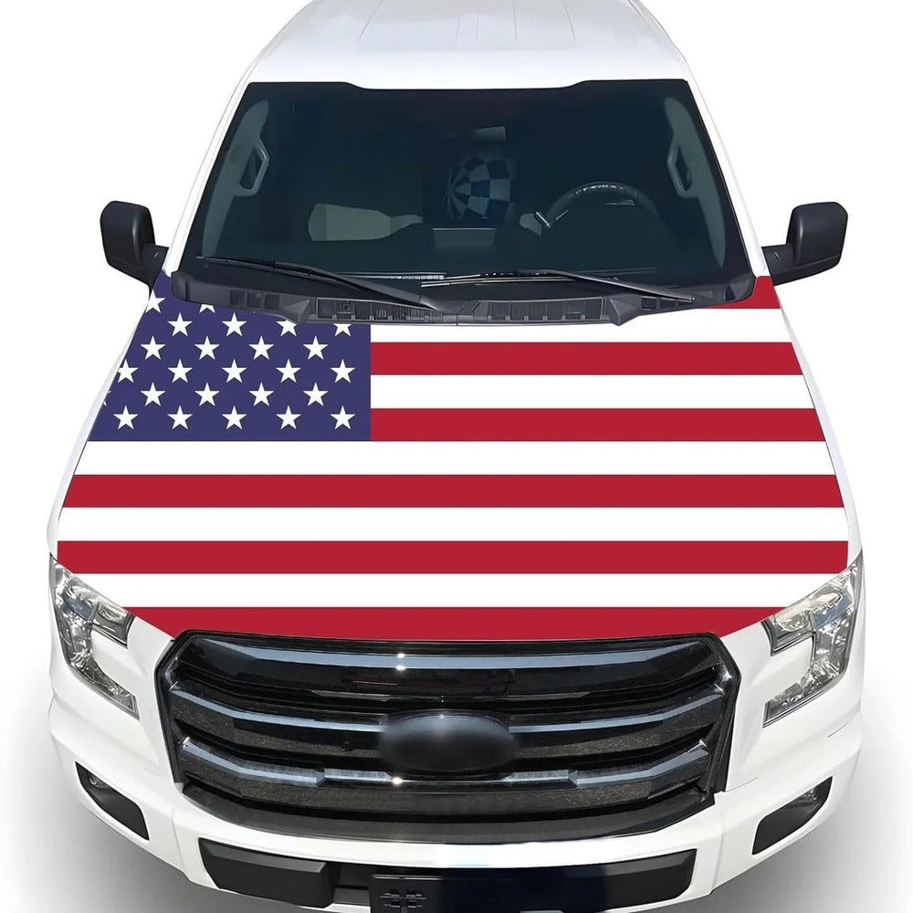 American Car Hood Flag