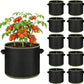 5-Pack 5 Gallon Grow Bags – Heavy Duty Aeration Fabric Pots with Handles for Vegetables, Flowers & Fruits