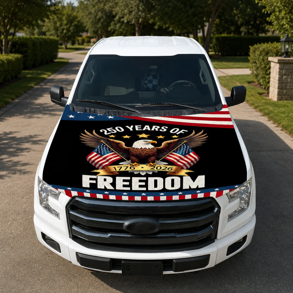 American Car Hood Flag