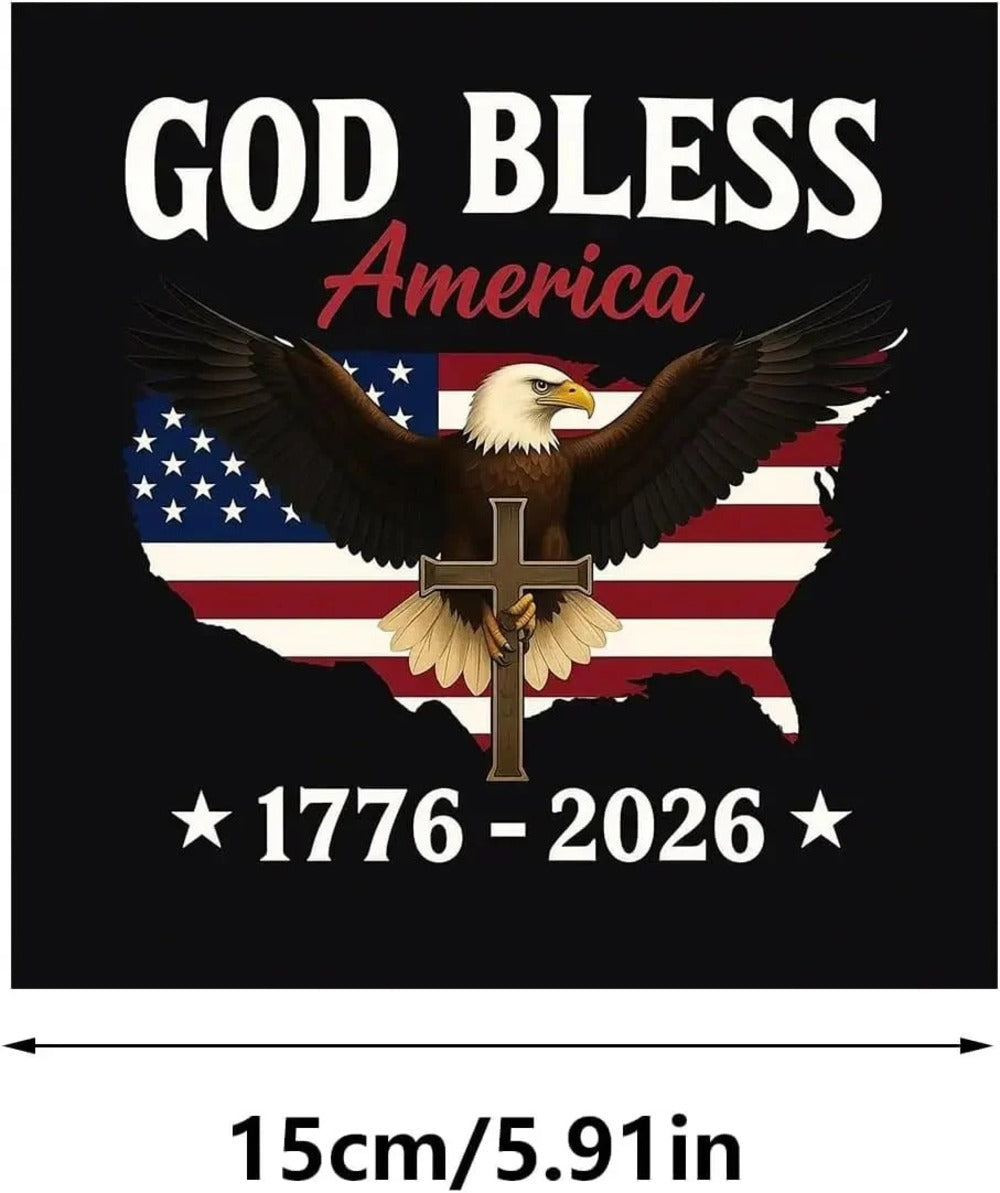 God Bless America: 2026 Semicentennial Sticker