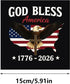 God Bless America: 2026 Semicentennial Sticker