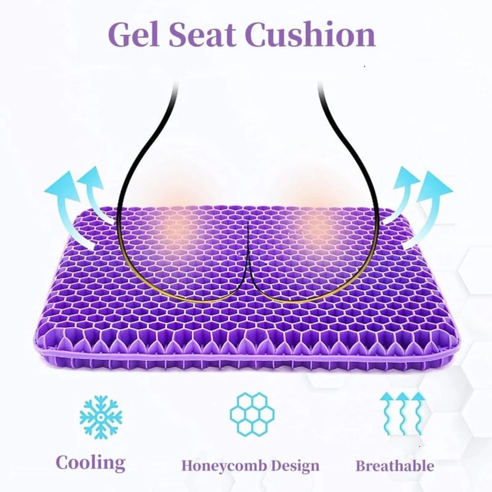 Ergonomic Silicone Seat Cushion – Relief You Can Feel