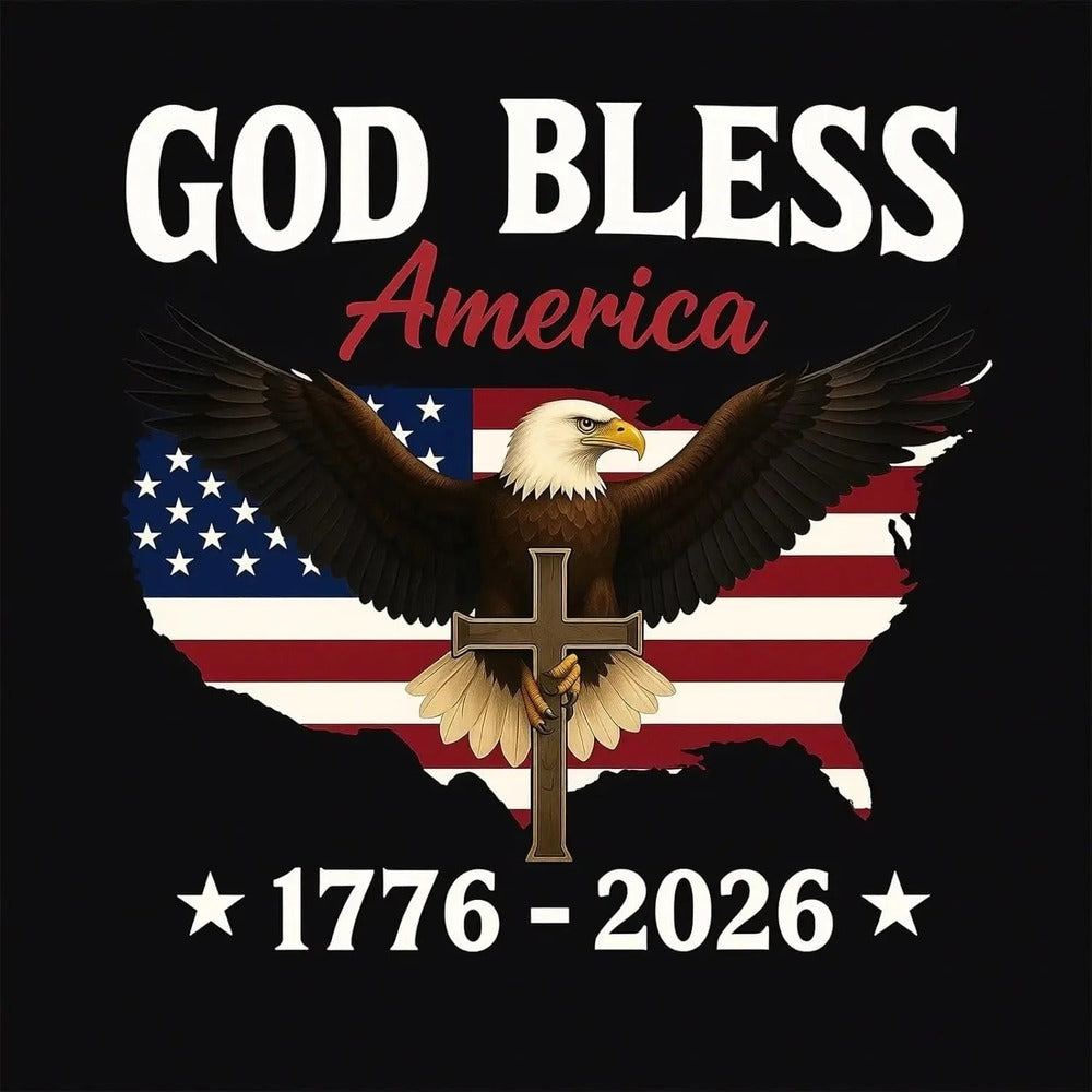 God Bless America: 2026 Semicentennial Sticker