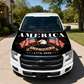 American Car Hood Flag