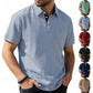 Men's Polo Polo Shirts Casual Vacation Lapel Short Sleeve Fashion Modern Plain
