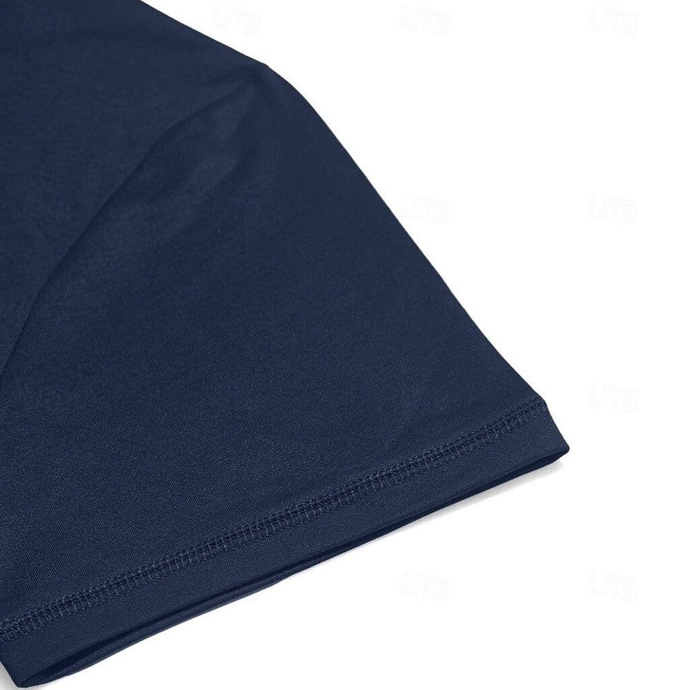 Men's Polo Polo Shirts Casual Vacation Lapel Short Sleeve Fashion Modern Plain
