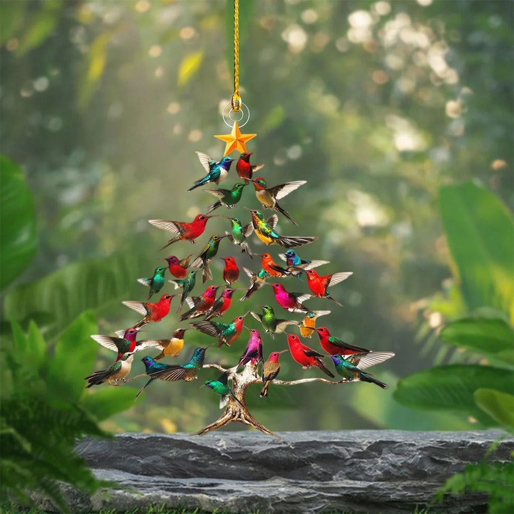 Hummingbird Christmas Ornament - Gift For Hummingbird Lover