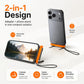 2-in-1 Invisible Holder Charger Cable - 240W Super Charge 360° Rotating Invisible Stand Detachable