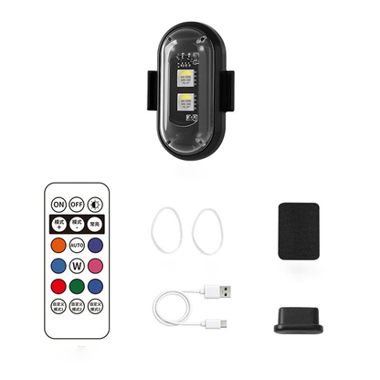 RGB LED Strobe Light – 8-Color Remote Control Flash Light