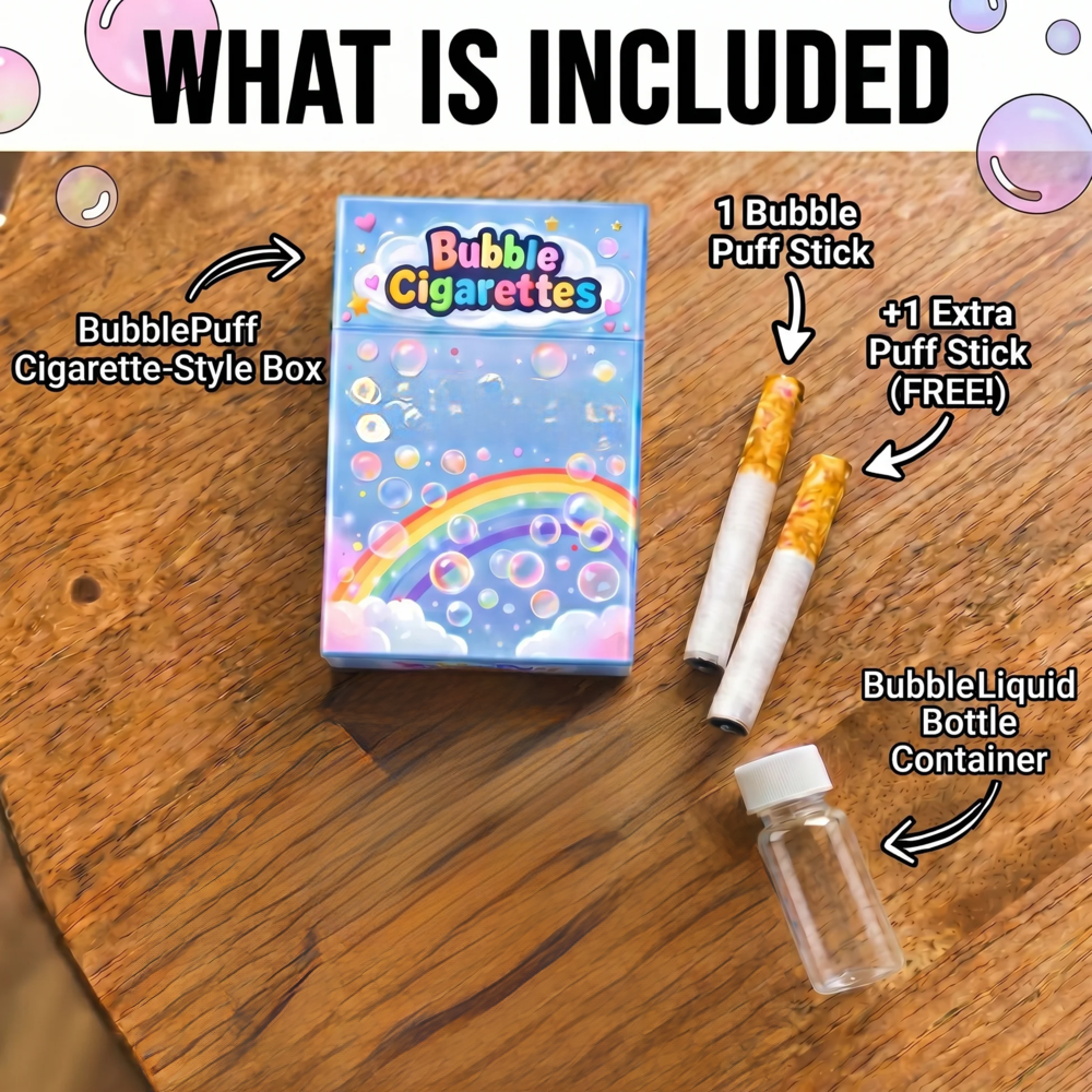 Bubble Joy - Portable Bubble Wand Toy Set