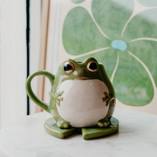 Cottagecore Frog Mug