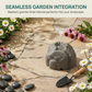 Solar Rock Bird Bath Fountains