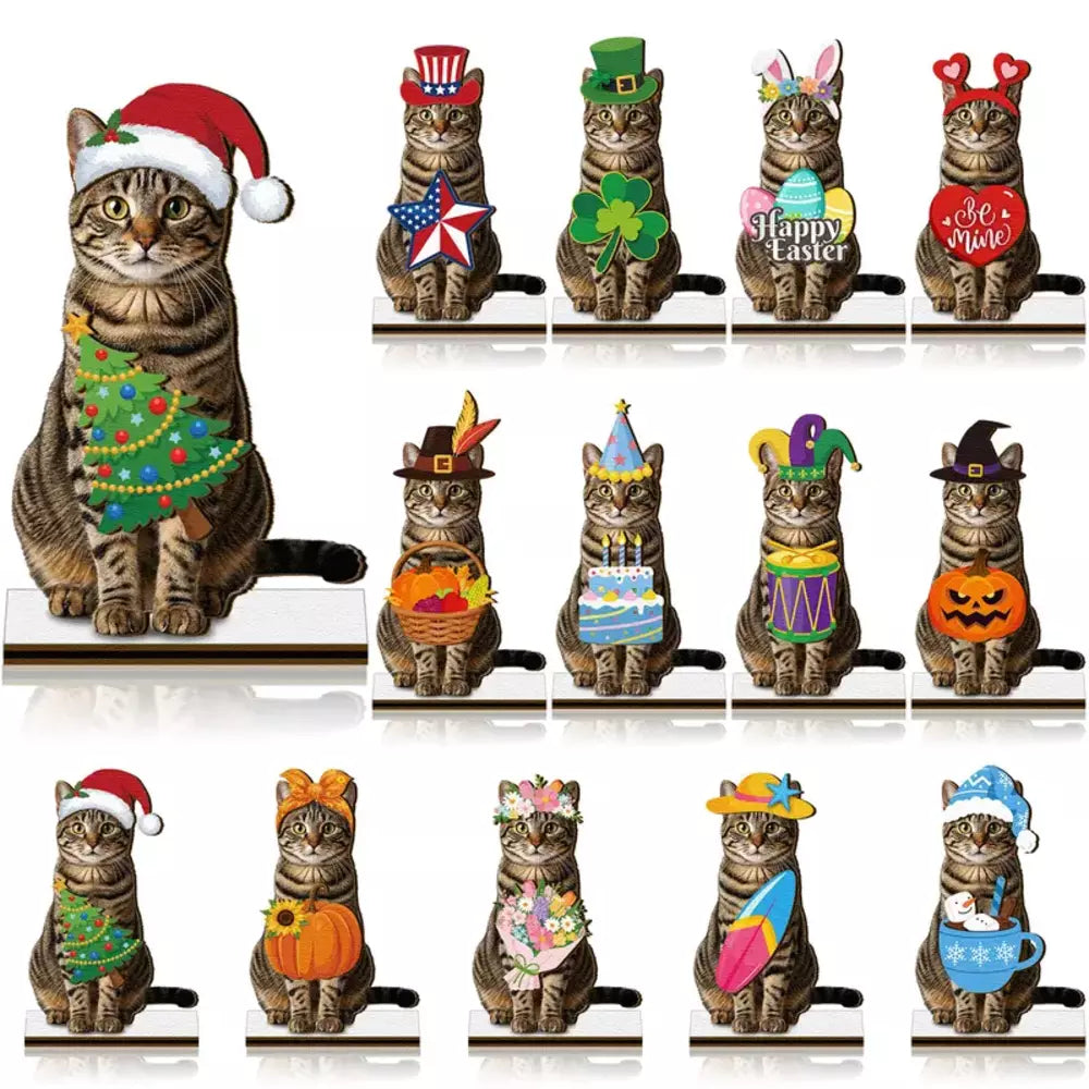 Seasonal wooden animal home decor for animal lovers
