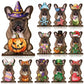 Interchangeable animal wooden desk sign with magnetic seasonal accessories