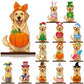 Magnetic interchangeable accessories for animal wooden desk decor