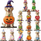 Collection of seasonal magnetic accessories for interchangeable animal decor