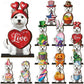 Interchangeable animal wooden sign decorated for Anniversary