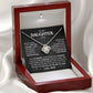 To My Daughter - Love Knot Necklace - Card148