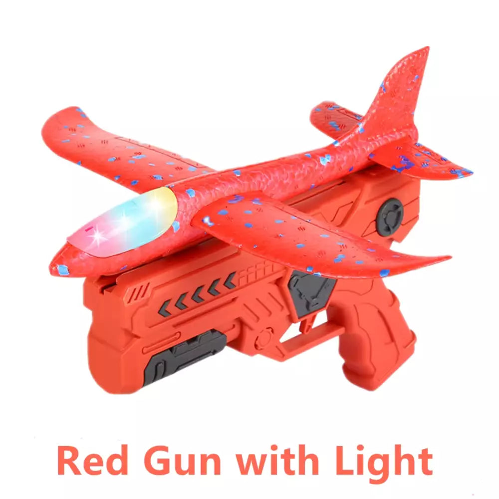 Foam Glider Airplane Launcher Toy – Outdoor Flying Fun for Kids